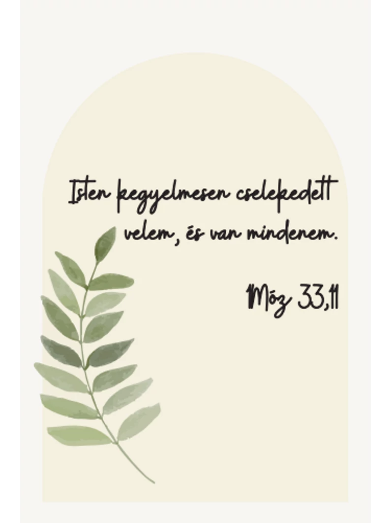 Isten kegyelmesen cselekedett velem – minikártya csomag (10 db)