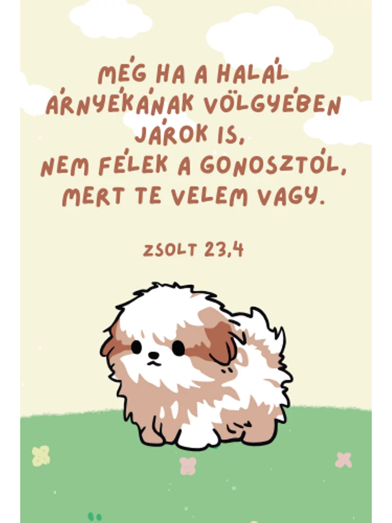 Még ha a halál árnyékának völgyében – minikártya csomag (10 db)