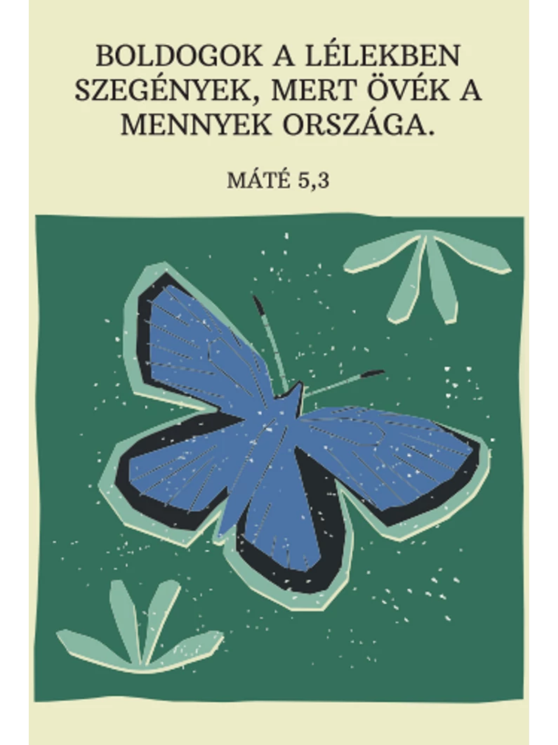 Boldogok a lélekben szegények – minikártya csomag (10 db)