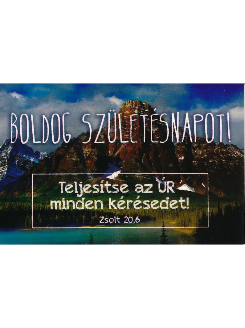 Teljesítse az Úr minden kérésedet! (születésnap) – Minikártya csomag (T89)