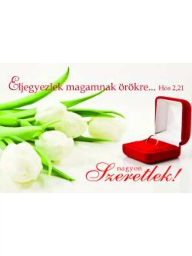 Eljegyezlek magamnak örökre... – Minikártya csomag (P35)