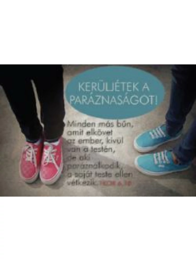 Kerüljétek a paráznaságot! – Minikártya csomag (P48)