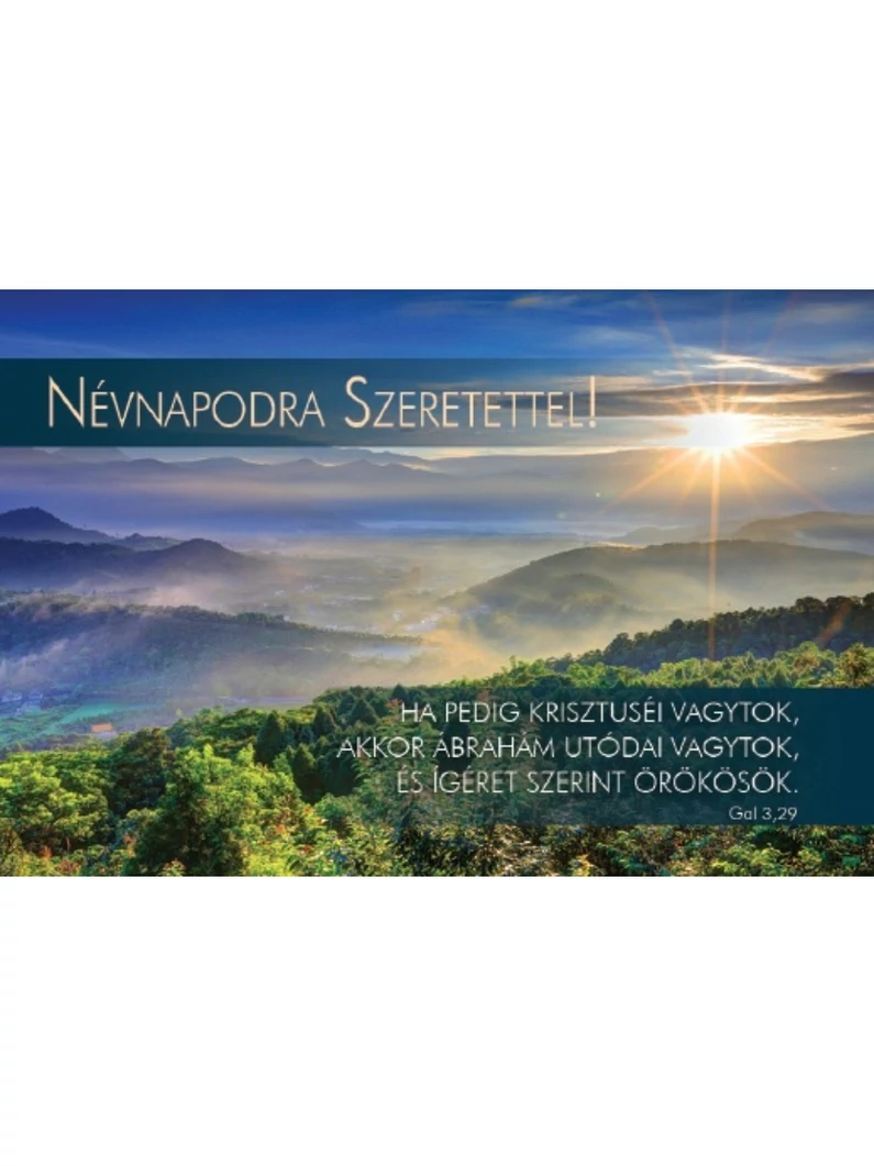 Ha pedig Krisztuséi vagytok... (névnap) – Minikártya csomag (T35)