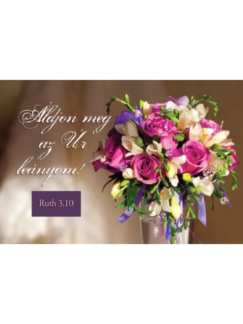 Áldjon meg az Úr leányom!– Minikártya csomag (T36)