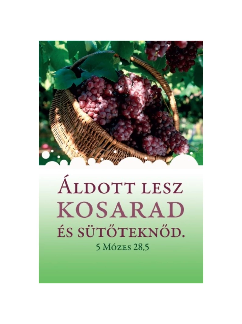 Áldott lesz kosarad és sütőteknőd – Minikártya csomag (T70)