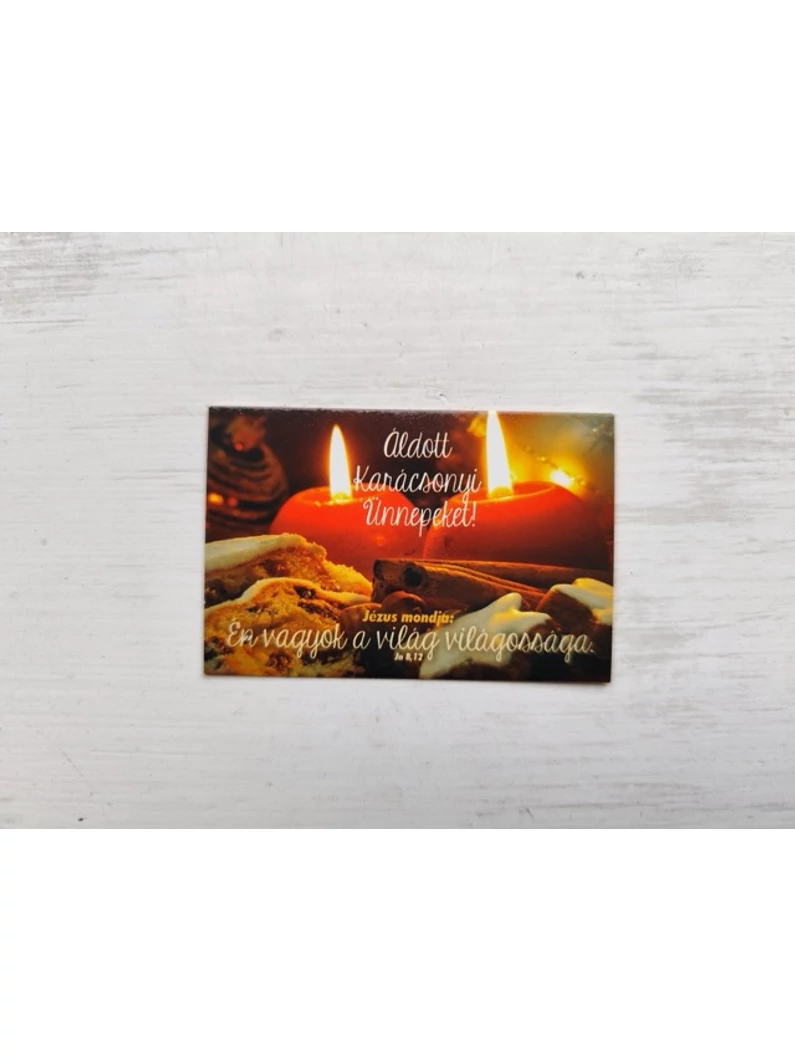 Én vagyok a világ világossága – Minikártya csomag, karácsonyi