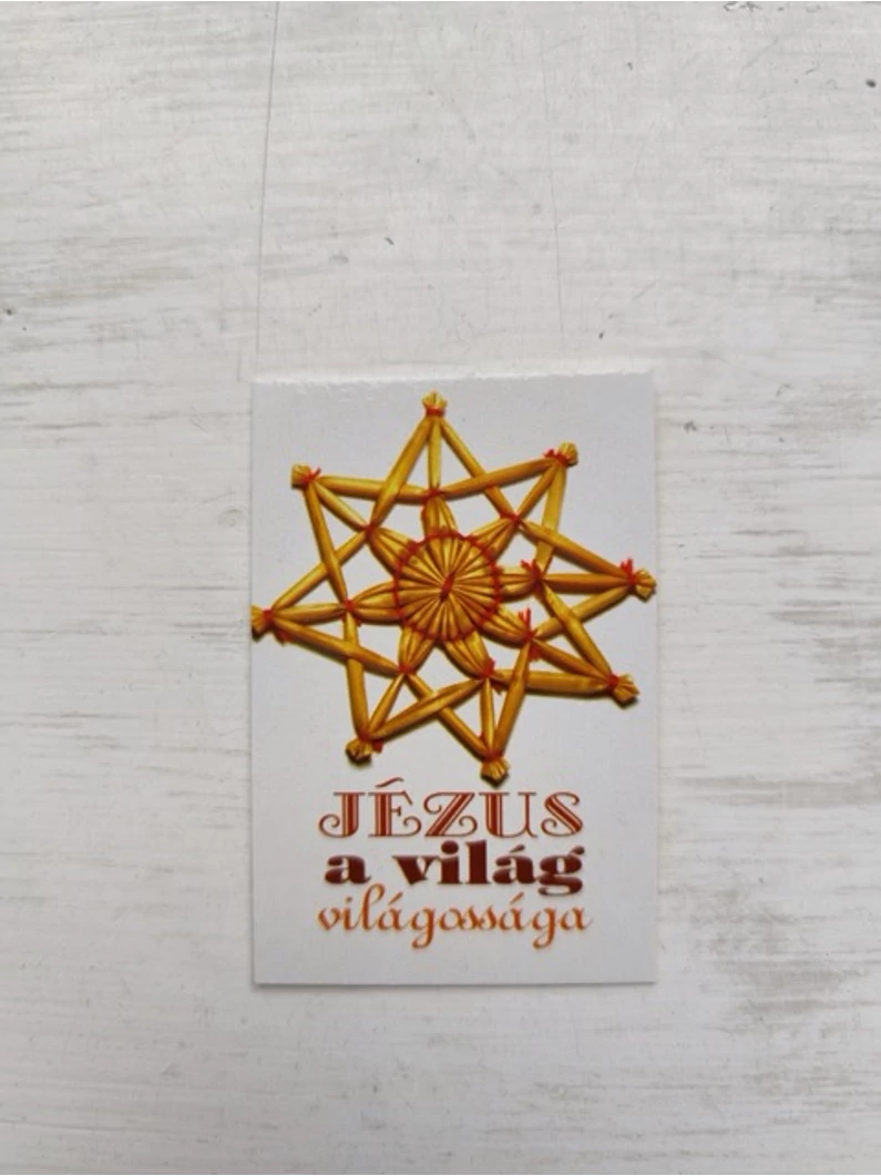 Jézus a világ világossága – Minikártya csomag, karácsonyi