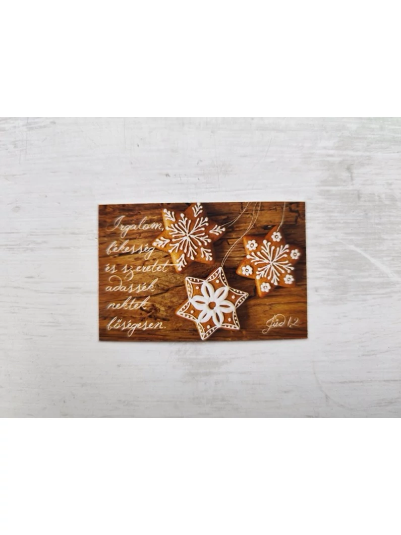 Irgalom, békesség és szeretet... – Minikártya csomag, karácsonyi