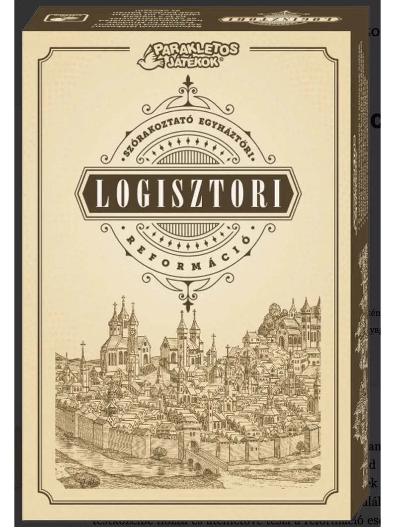 Logisztori 1. – Reformáció – Szórakoztató egyháztöri – Társasjáték