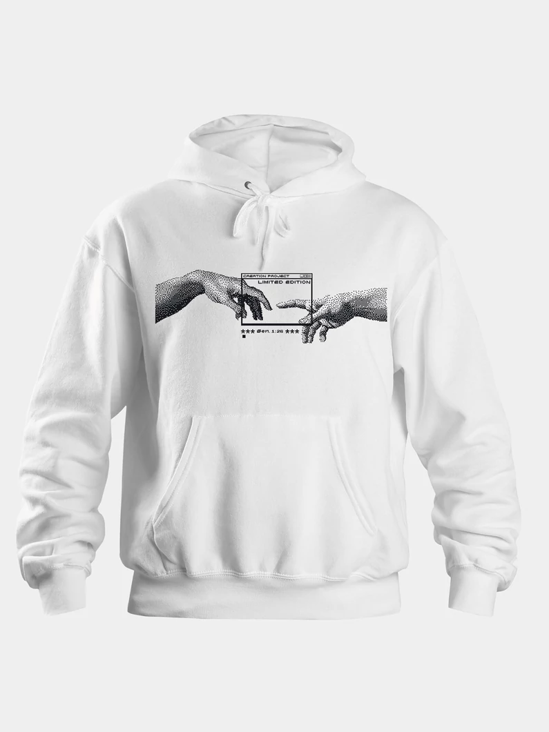 Creation Project – uniszex kapucnis pulóver