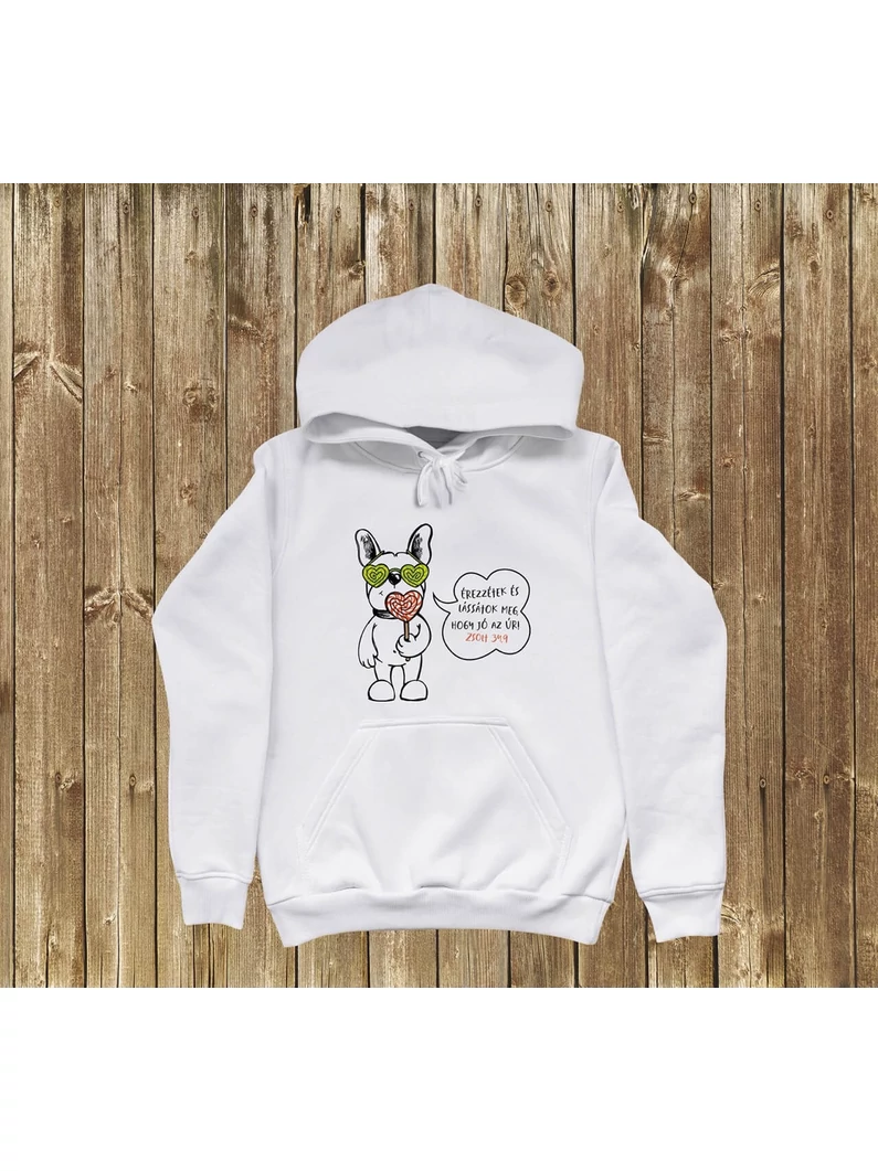 ...jó az Úr! – gyerek kapucnis pulóver