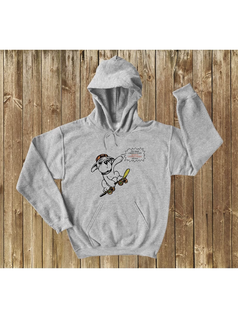 Istenemmel a kőfalon is átugrom – gyerek kapucnis pulóver