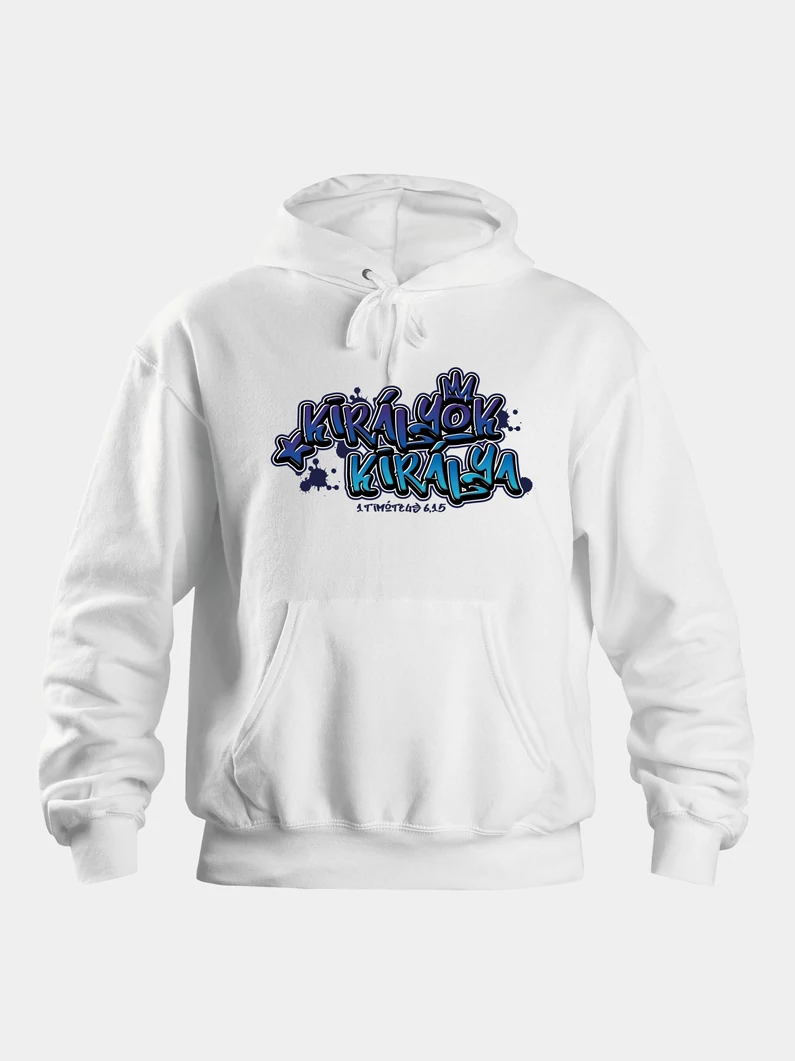 Királyok Királya – uniszex kapucnis pulóver