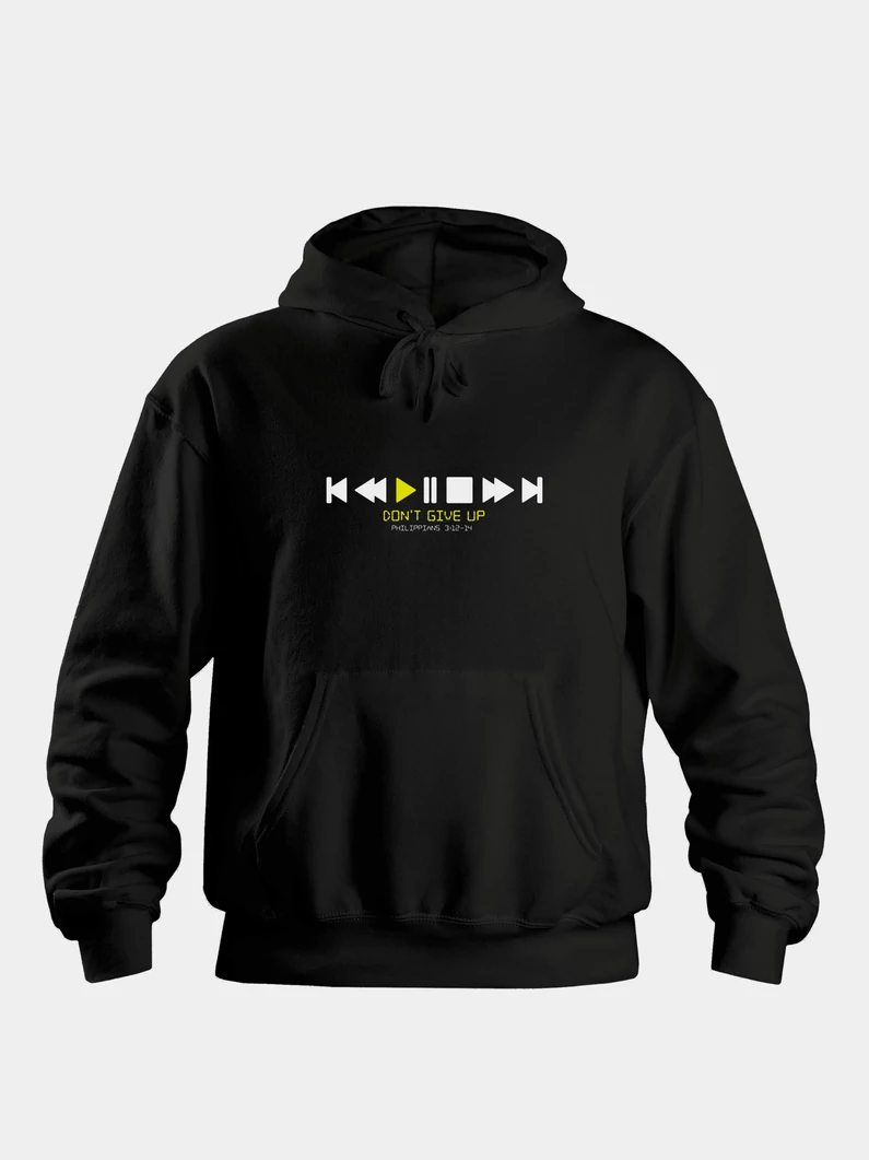 Don’t give up – uniszex kapucnis pulóver