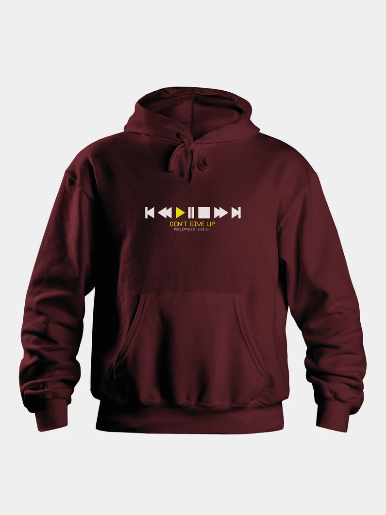 Don’t give up – uniszex kapucnis pulóver