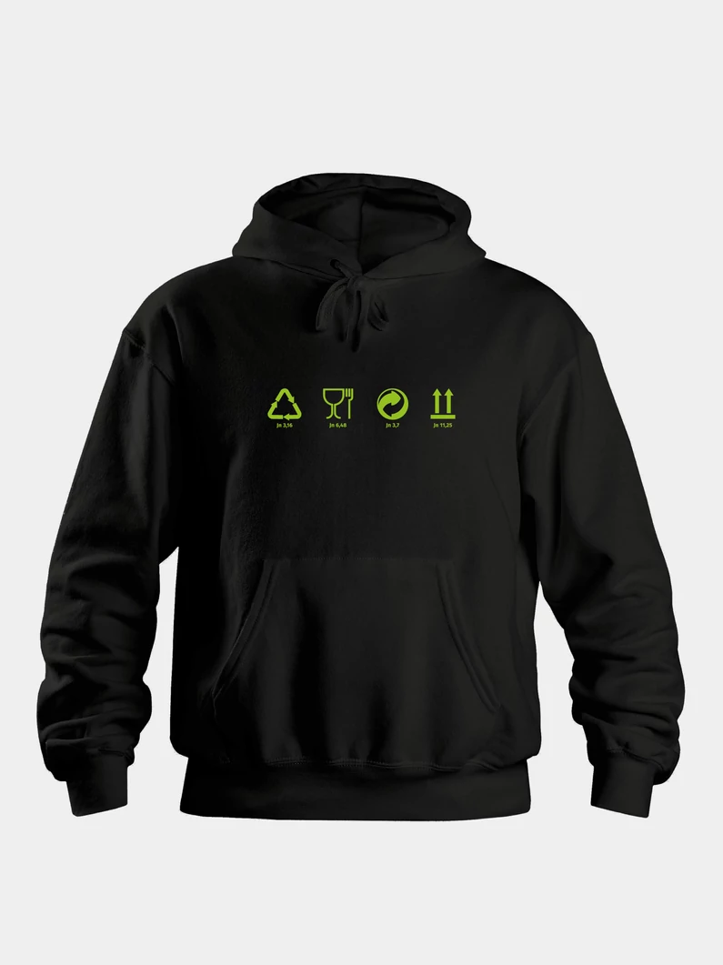 Csomagolásikonok – uniszex kapucnis pulóver