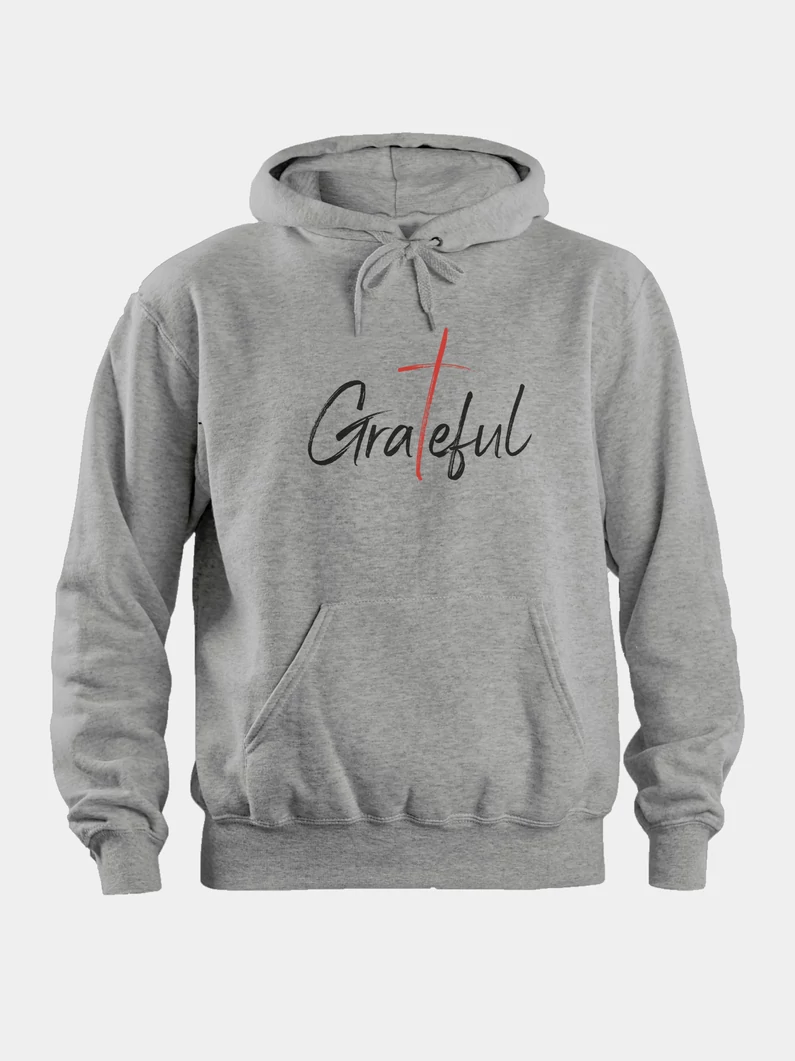 Grateful – uniszex kapucnis pulóver