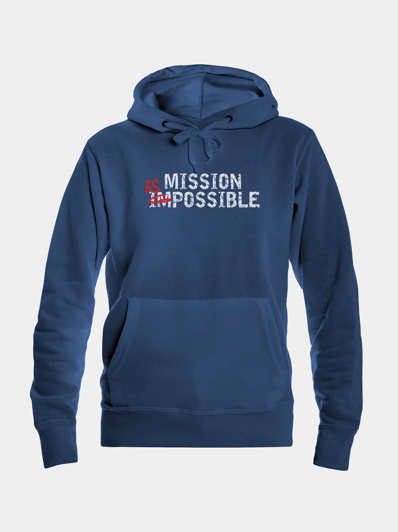 MISSION IS POSSIBLE – női kapucnis pulóver