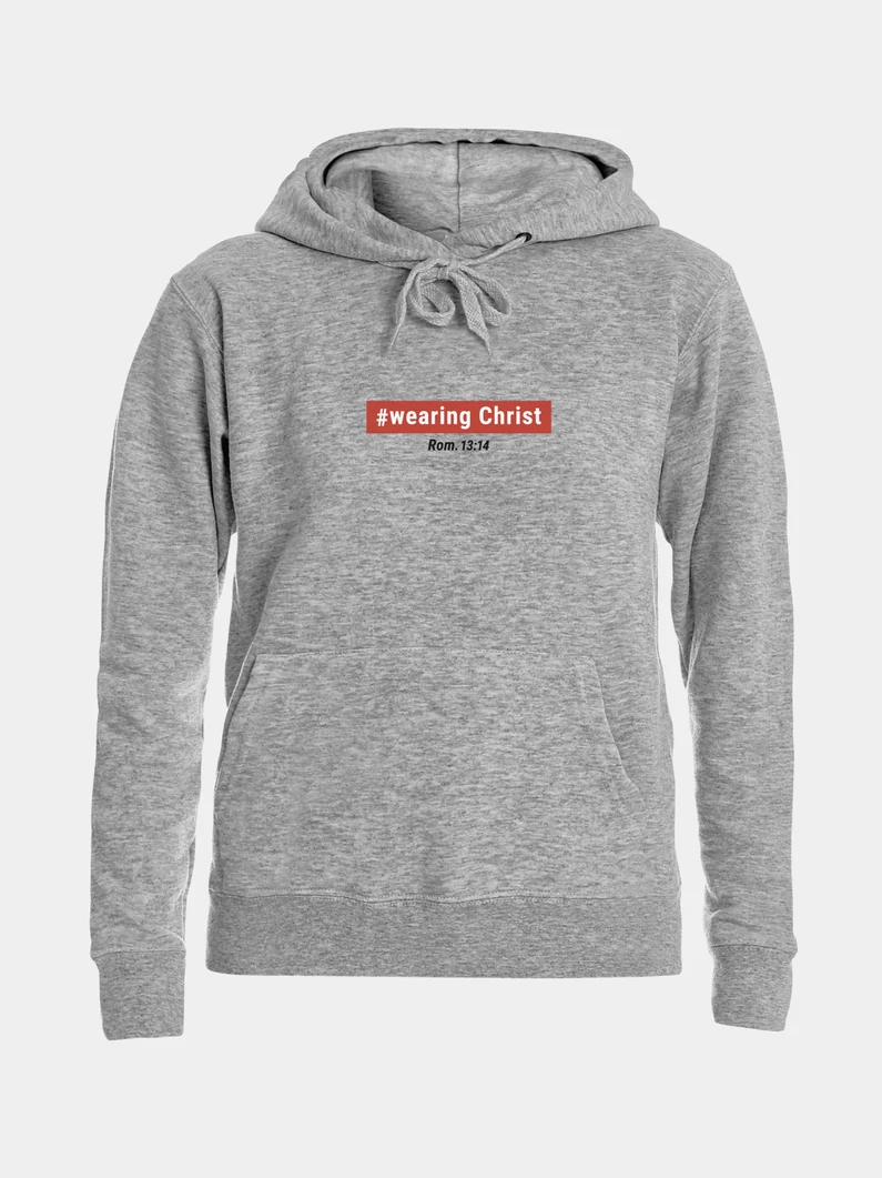 #wearing Christ – női kapucnis pulóver