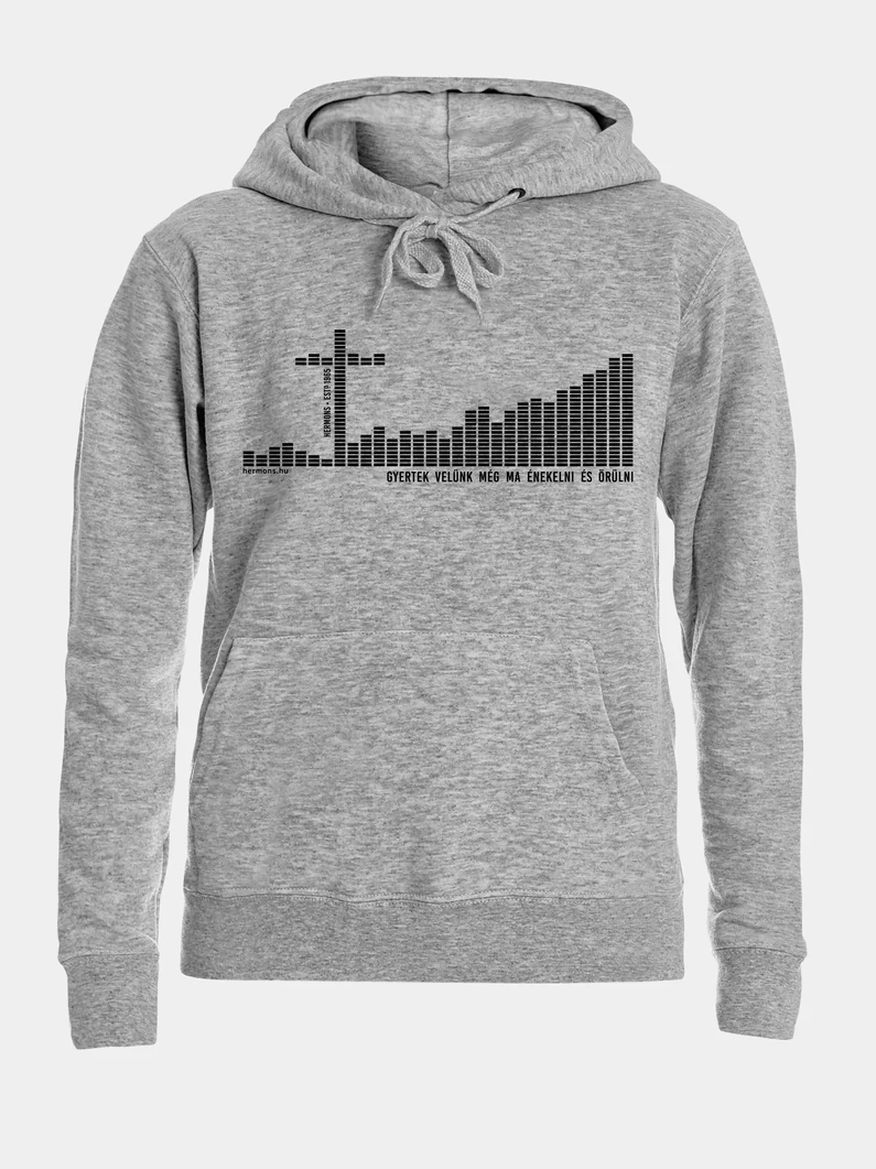Gyertek velünk... (equalizer) – női kapucnis pulóver