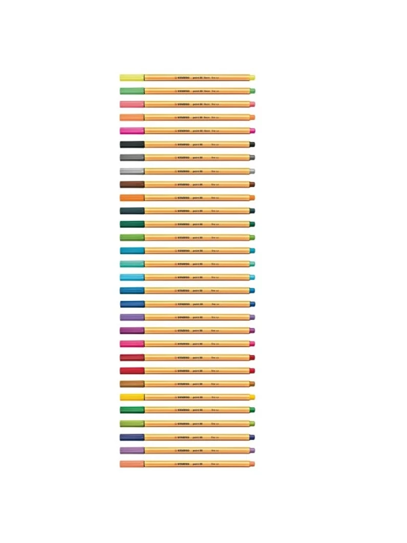 Tűfilc – Stabilo Point 88 – 0,4 mm, 30 db-os készlet