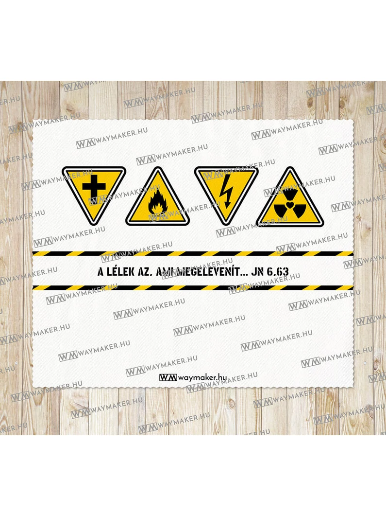 „A Lélek az, ami megelevenít…” – törlőkendő