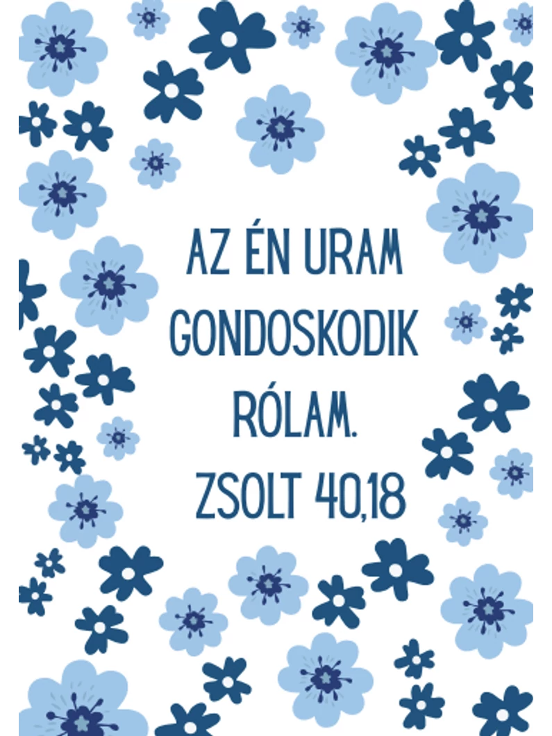 Az én Uram gondoskodik rólam – képeslap csomag (10 db)