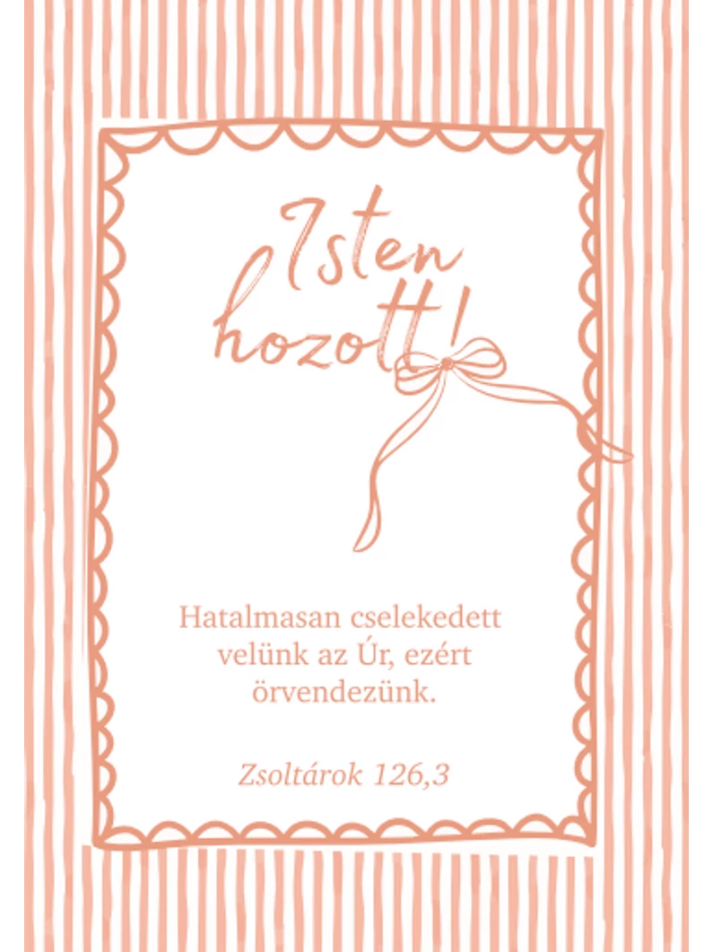 Hatalmasan cselekedett velünk az Úr – képeslap csomag (10 db) – gyermekszületés