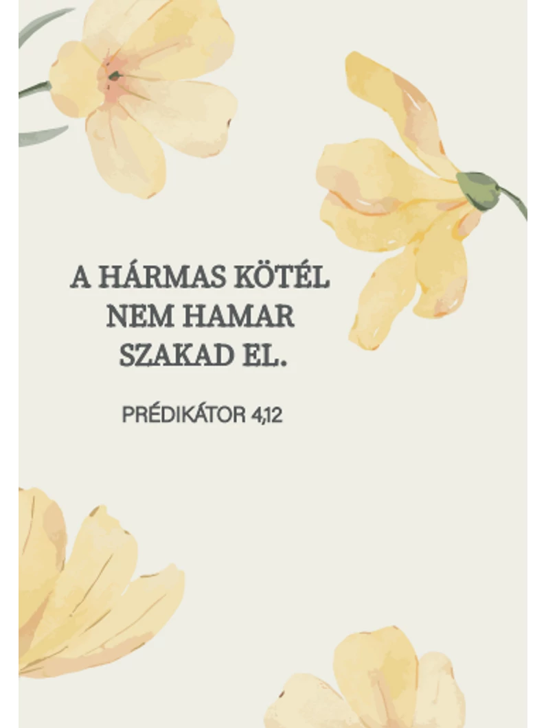 A hármas kötél – képeslap csomag (10 db)