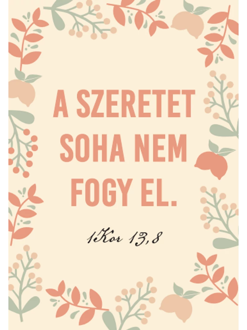 A szeretet soha nem fogy el – képeslap csomag (10 db)