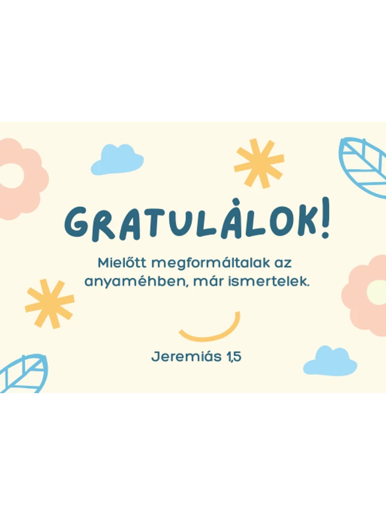 Mielőtt megformáltalak – képeslap csomag (10 db) – gyermekszületés