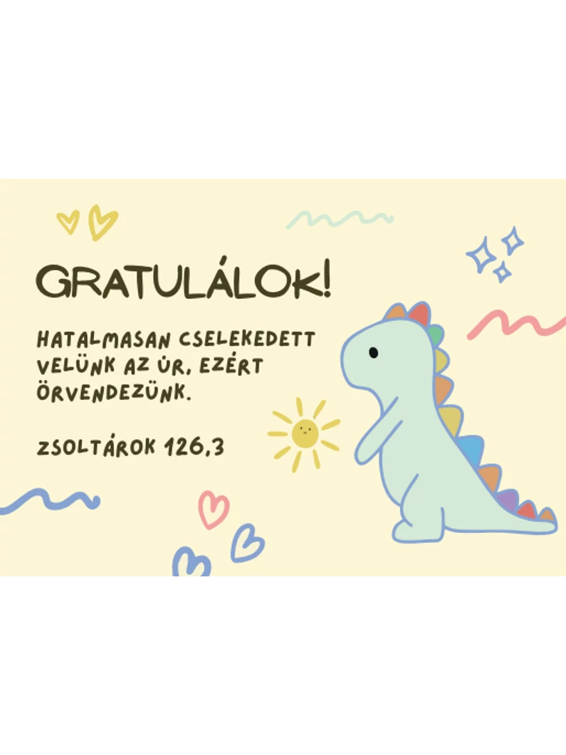 Hatalmasan cselekedett – képeslap csomag (10 db) – gyermekszületés