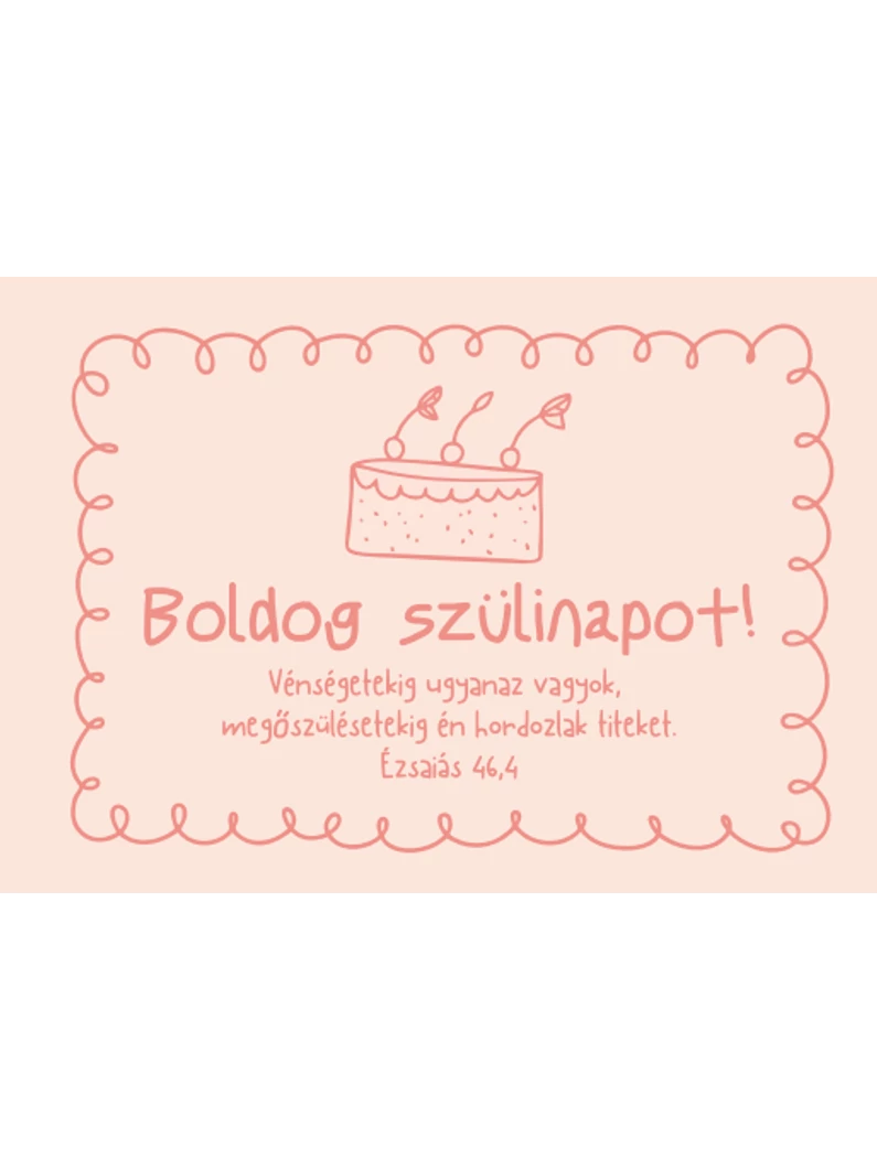 Vénségetekig ugyanaz vagyok – képeslap csomag (10 db) – születésnap