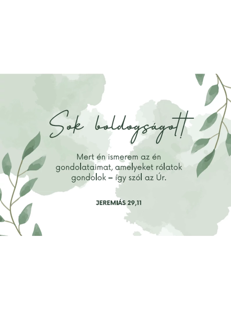 Mert én ismerem az én gondolataimat – képeslap csomag (10 db) – esküvő