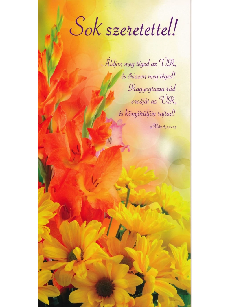 Áldjon meg téged az Úr... – Borítékos képeslap