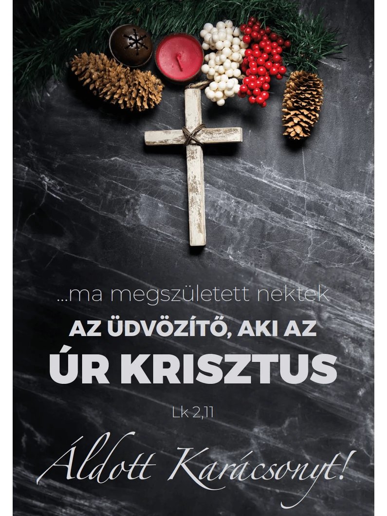 ...ma megszületett nektek az Üdvözítő... – Karácsonyi képeslap csomag