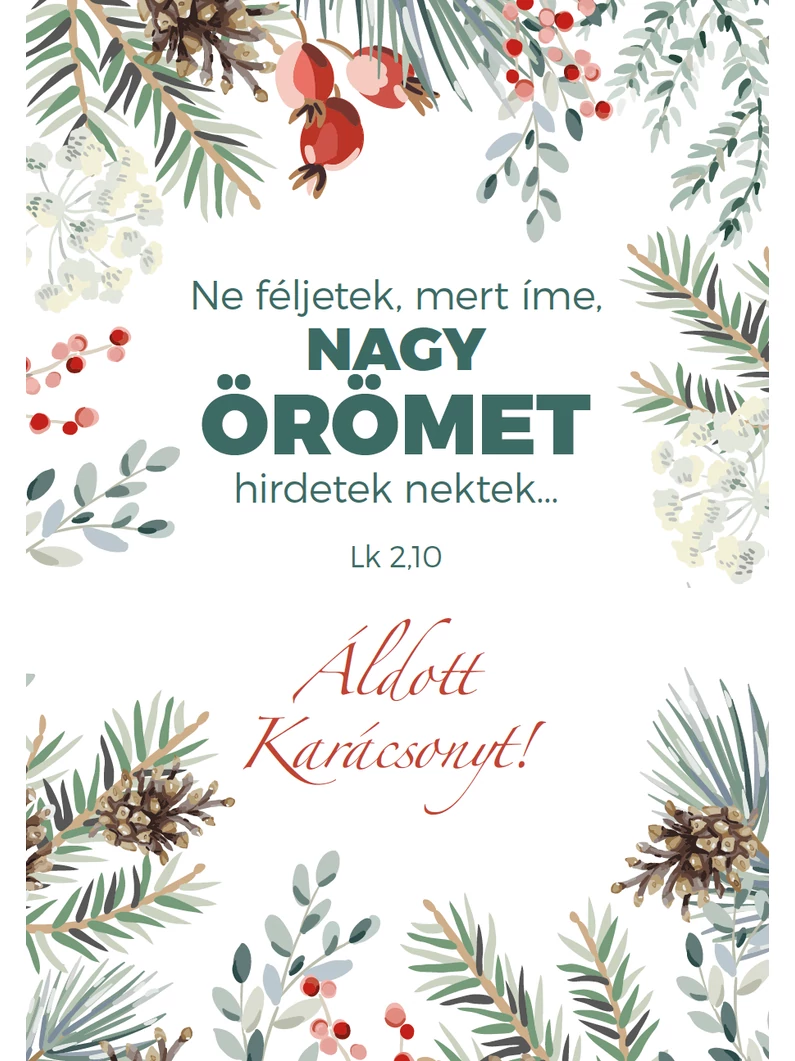 Ne féljetek... – Karácsonyi képeslap csomag