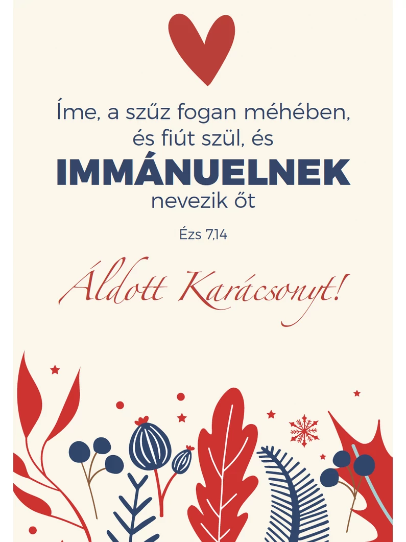 Íme, a szűz fogan méhében... – Karácsonyi képeslap csomag