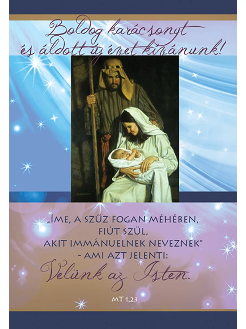 Íme, a szűz fogan méhében... – Karácsonyi képeslap csomag