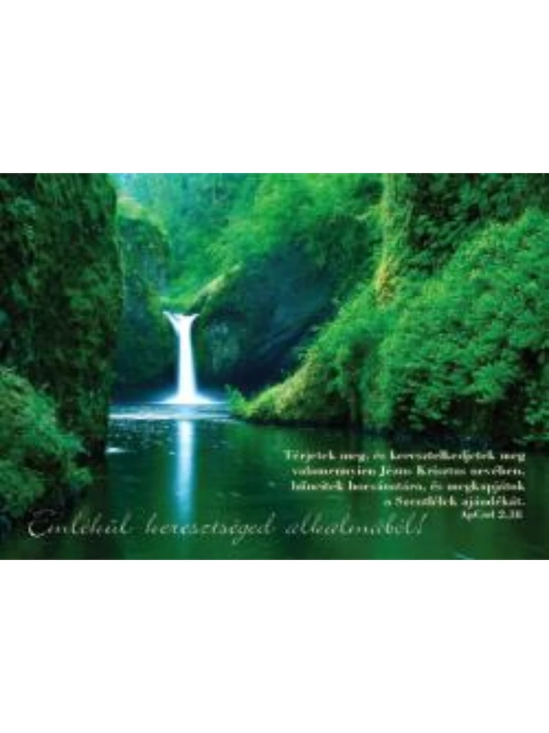 Térjetek meg és keresztelkedjetek meg... (keresztelő) – Képeslap csomag (KE-P5)