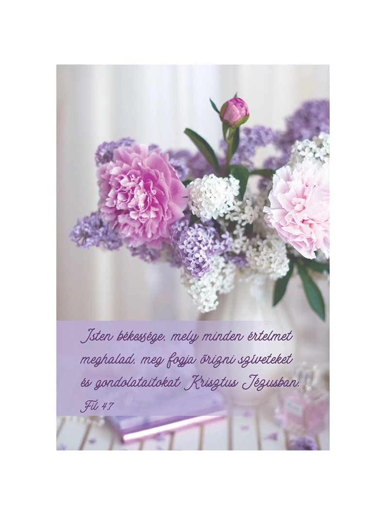 Isten békessége, mely minden értelmet meghalad... – Képeslap csomag (KE-V18)