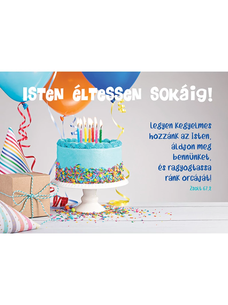 Legyen kegyelmes hozzánk az Isten... (születésnap) – Képeslap csomag (KE-V9)
