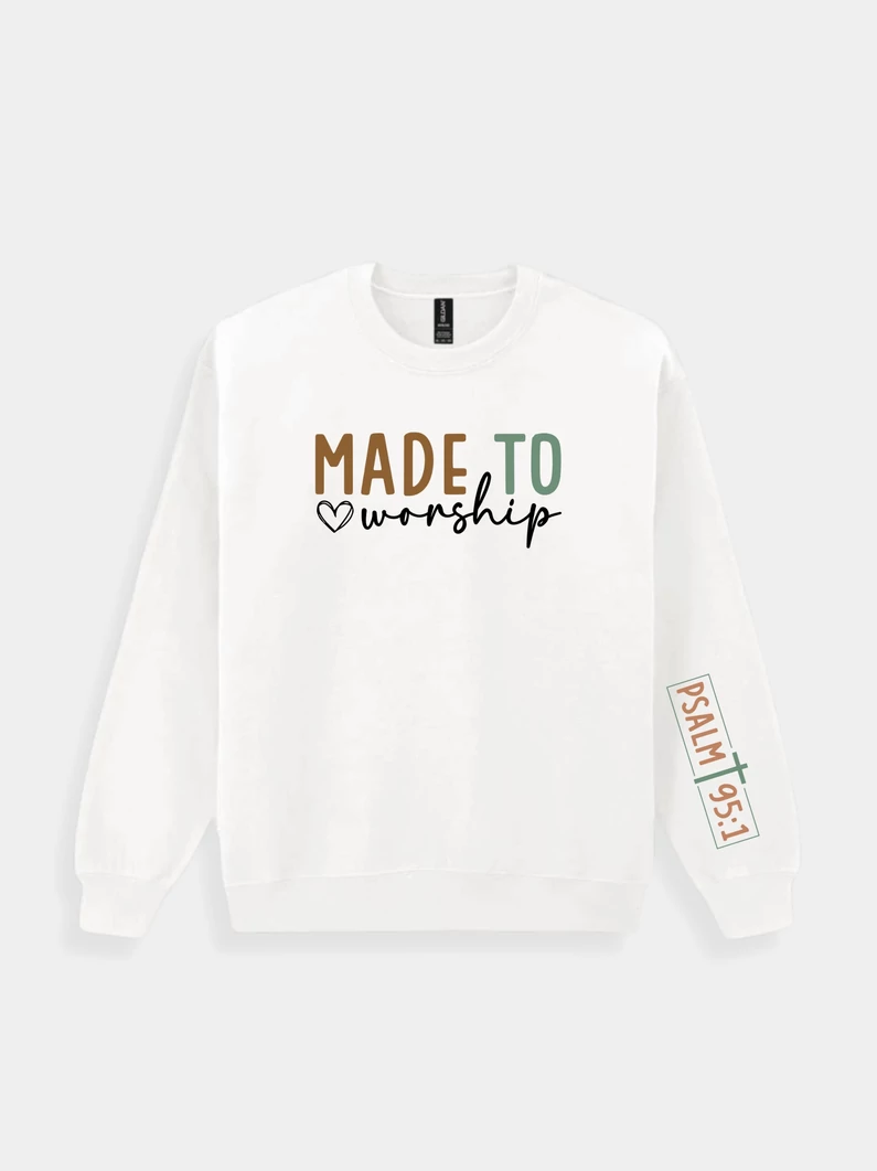 Made To Worship – uniszex kereknyakú pulóver