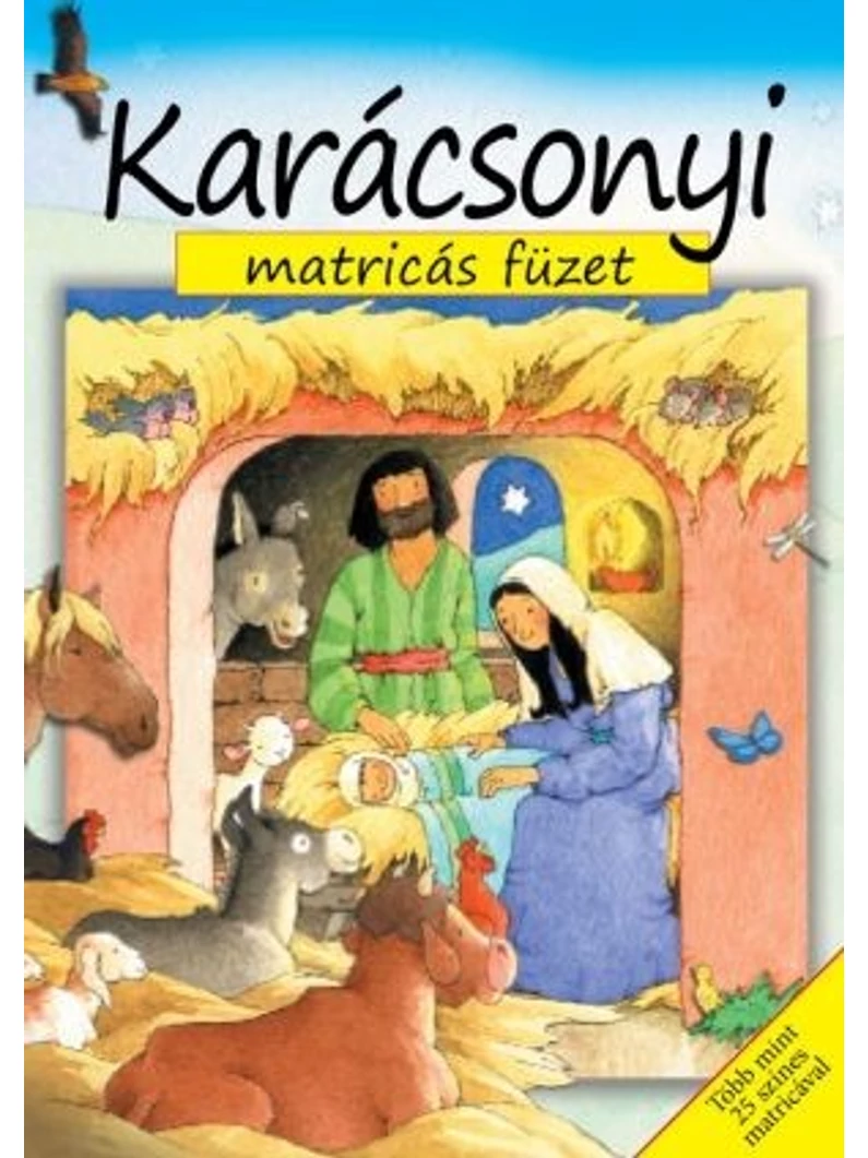 Karácsonyi matricás füzet – Harmat Kiadó