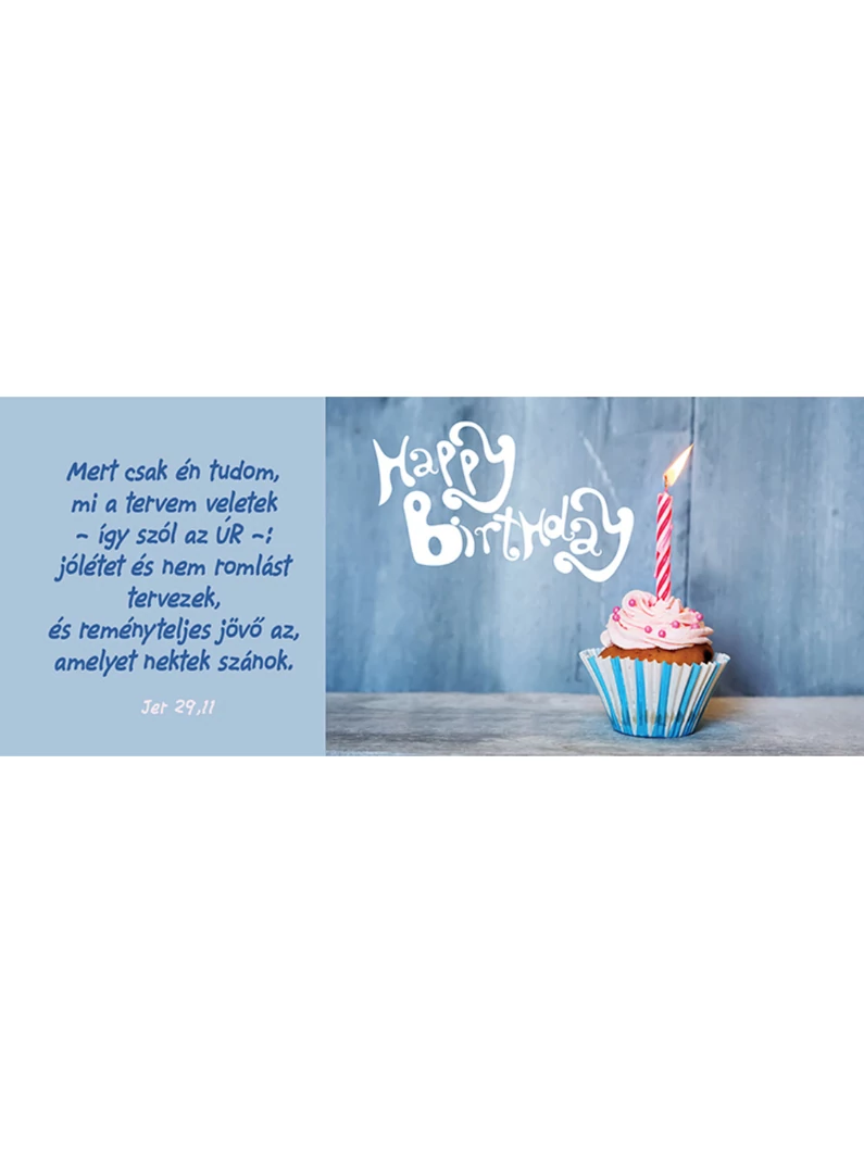 Mert csak én tudom, mi a tervem veletek... (születésnap) – Könyvjelző csomag (KJ-K06)