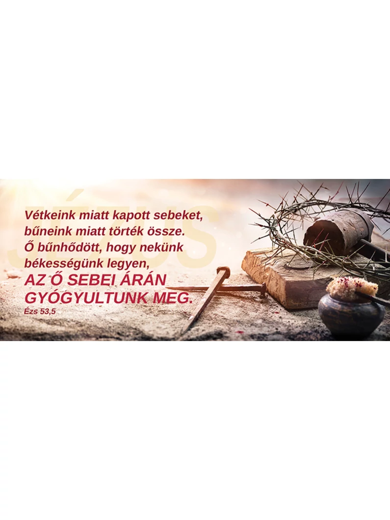 Vétkeink miatt kapott sebeket... – Könyvjelző csomag (KJ-K27)