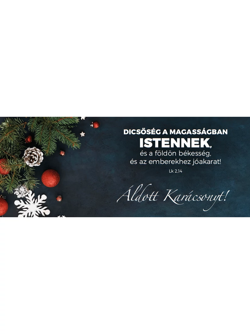 Dicsőség a magasságban Istennek... – Karácsonyi könyvjelző csomag