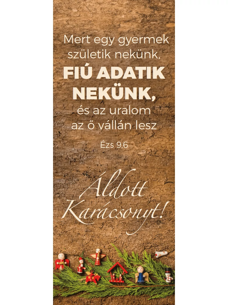 Mert egy gyermek születik nekünk... – Karácsonyi könyvjelző csomag