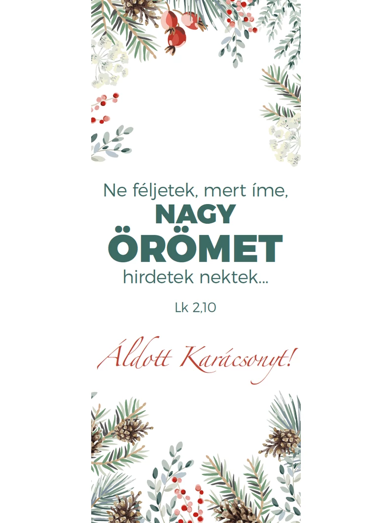 Ne féljetek... – Karácsonyi könyvjelző csomag