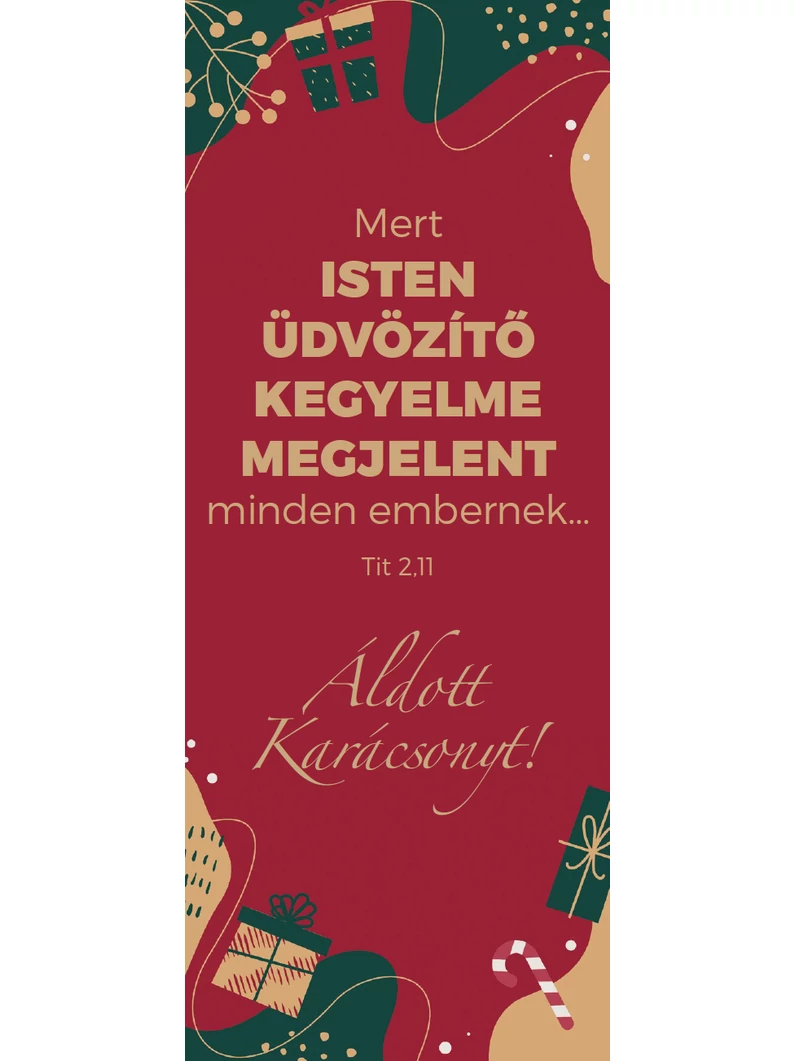 Mert Isten üdvözítő kegyelme... – Karácsonyi könyvjelző csomag